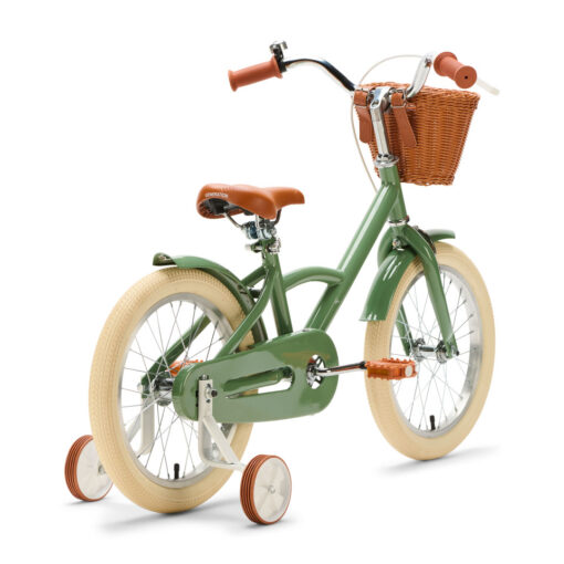De Generation Classic 16 inch Groen - Kinderfiets, biedt stijl, veiligheid, en comfort voor kinderen van 4-6 jaar. Inclusief zijwieltjes en eenvoudige montage. Bestel vandaag nog!