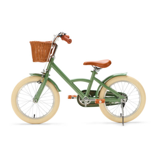 De Generation Classic 16 inch Groen - Kinderfiets, biedt stijl, veiligheid, en comfort voor kinderen van 4-6 jaar. Inclusief zijwieltjes en eenvoudige montage. Bestel vandaag nog!