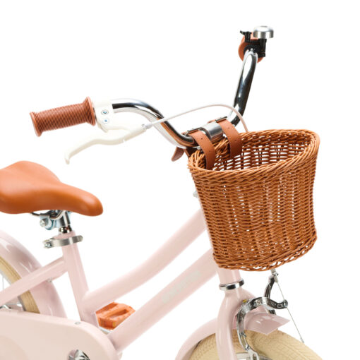 De Generation Hip 14 inch Roze Kinderfiets is een veilige en stijlvolle meisjesfiets voor kinderen van 3 tot 5 jaar. Met stevige remmen, zijwieltjes en een handig mandje leert je kind comfortabel fietsen in vrolijke stijl.