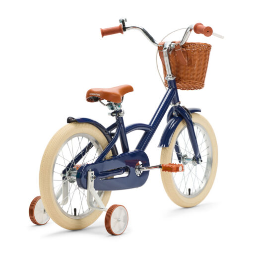 De Generation Classic 16 inch Blauw - Kinderfiets, biedt stijl, veiligheid, en comfort voor kinderen van 4-6 jaar. Inclusief zijwieltjes en eenvoudige montage. Bestel vandaag nog!