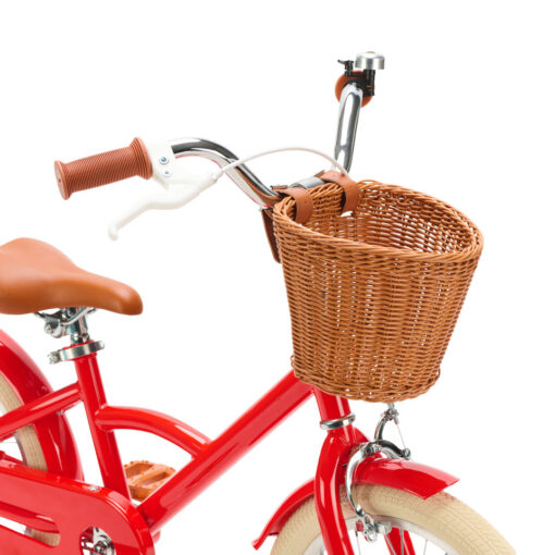 De Generation Classic 16 inch Rood - Kinderfiets, biedt stijl, veiligheid, en comfort voor kinderen van 4-6 jaar. Inclusief zijwieltjes en eenvoudige montage. Bestel vandaag nog!