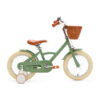 De Generation Classic 14 inch Olijfgroen - Kinderfiets, biedt stijl, veiligheid, en comfort voor kinderen van 3-5 jaar. Inclusief zijwieltjes en eenvoudige montage. Bestel vandaag nog!