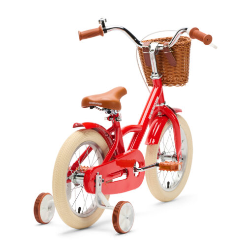 De Generation Classic 14 inch Rood - Kinderfiets, biedt stijl, veiligheid, en comfort voor kinderen van 3-5 jaar. Inclusief zijwieltjes en eenvoudige montage. Bestel vandaag nog!