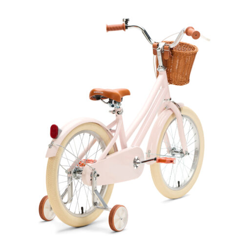 Ontdek de Generation Hip 18 inch Roze Kinderfiets: een perfecte mix van stijl, veiligheid en comfort voor kinderen van 5-7 jaar. Laat je kleintje genieten van avontuurlijke ritten!