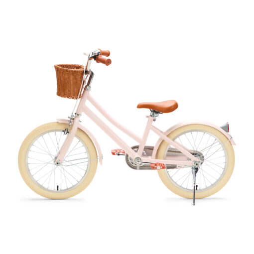 Ontdek de Generation Hip 18 inch Roze Kinderfiets: een perfecte mix van stijl, veiligheid en comfort voor kinderen van 5-7 jaar. Laat je kleintje genieten van avontuurlijke ritten!