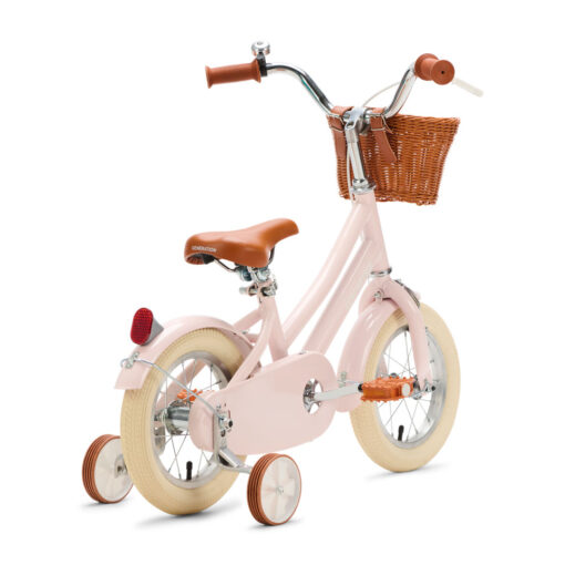 Coole Roze kinderfiets 12 inch: stijlvol, veilig, comfortabel, inclusief zijwieltjes! Een perfecte mix van stijl, veiligheid en comfort voor kinderen van 2 - 4 jaar. Laat je kleintje genieten van avontuurlijke ritten!