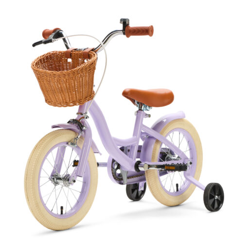 Op de Lila Generation Blanco kinderfiets 14 inch met mandje trekt jouw kind zeker de aandacht! Deze stoere fiets, geschikt voor kinderen van 3 tot 5 jaar, wordt met zijwieltjes geleverd en is daarom ook perfect geschikt voor kinderen die nog wat ondersteuning kunnen gebruiken.