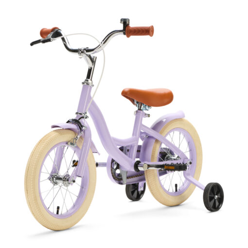 Op de Lila Generation Blanco kinderfiets 14 inch trekt jouw kind zeker de aandacht! Deze stoere fiets, geschikt voor kinderen van 3 tot 5 jaar, wordt met zijwieltjes geleverd en is daarom ook perfect geschikt voor kinderen die nog wat ondersteuning kunnen gebruiken.