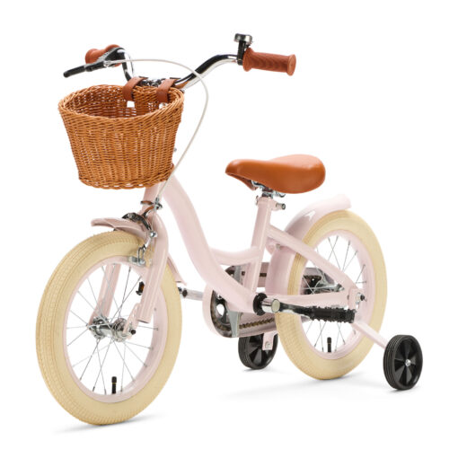 Op de lichtroze Generation Blanco kinderfiets 14 inch met mandje trekt jouw kind zeker de aandacht! Deze stoere fiets, geschikt voor kinderen van 3 tot 5 jaar, wordt met zijwieltjes geleverd en is daarom ook perfect geschikt voor kinderen die nog wat ondersteuning kunnen gebruiken.
