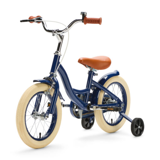 Op de Donkerblauwe Generation Blanco kinderfiets 14 inch trekt jouw kind zeker de aandacht! Deze stoere fiets, geschikt voor kinderen van 3 tot 5 jaar, wordt met zijwieltjes geleverd en is daarom ook perfect geschikt voor kinderen die nog wat ondersteuning kunnen gebruiken.