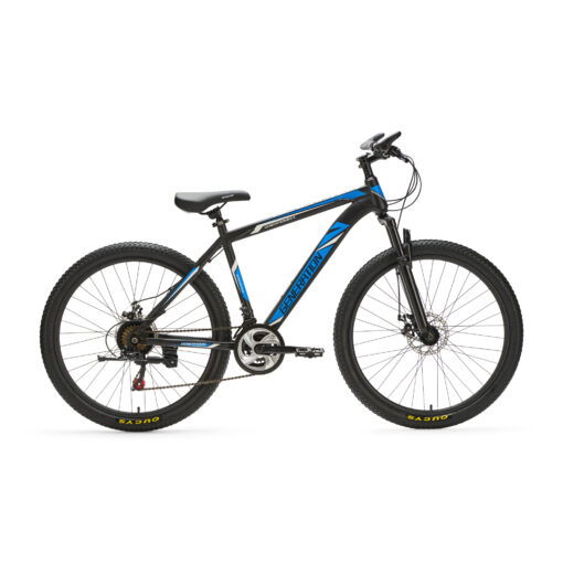 Stoere en stevige mountainbike van Generation Fietsen met 26 inch wielen, 21 versnellingen en schijfremmen. Geschikt voor kinderen van 10 tot 14 jaar.