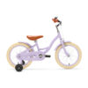 De Generation Blanco 16 Inch Lila is een charmante, stijlvolle kinderfiets voor kinderen van 4-6 jaar. Met een stevig stalen frame, verstelbaar zadel en stuur en zijwieltjes.