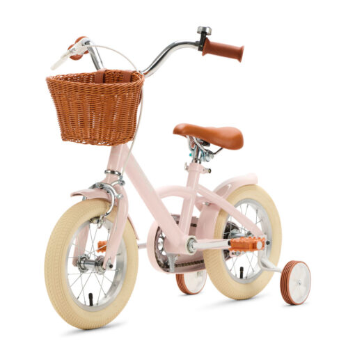 De Generation Classic 12 inch Roze – Kinderfiets met Mandje is een stevige en stijlvolle eerste fiets voor kinderen van 2 tot 4 jaar. Met zijwieltjes en een bel combineert deze klassieke kinderfiets veiligheid en comfort met een vrolijke uitstraling.