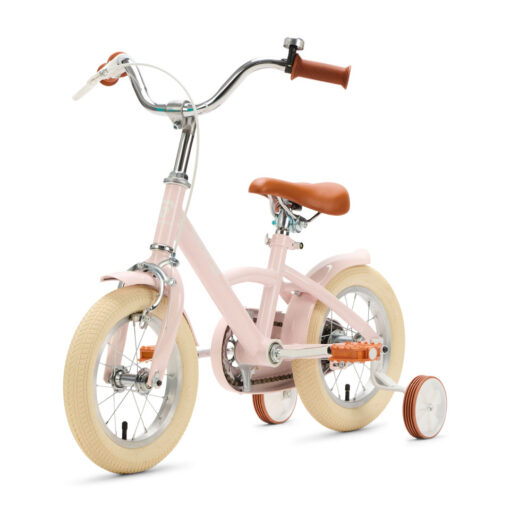 De Generation Classic 12 inch Roze – Kinderfiets is een stevige en stijlvolle eerste fiets voor kinderen van 2 tot 4 jaar. Met zijwieltjes en een bel combineert deze klassieke kinderfiets veiligheid en comfort met een vrolijke uitstraling.
