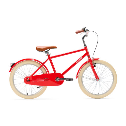 De Generation Pure 20 inch Rood is een stijlvolle en minimalistische jongensfiets voor kinderen van 6 tot 8 jaar. Met een stevig frame, verstelbaar zadel en comfortabele zithouding biedt deze fiets veiligheid en plezier bij dagelijks gebruik. Ook verkrijgbaar in groen en blauw, perfect voor school en speelavonturen.