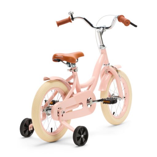 Op de Roze Generation Blanco kinderfiets 14 inch trekt jouw kind zeker de aandacht! Deze stoere fiets, geschikt voor kinderen van 3 tot 5 jaar, wordt met zijwieltjes geleverd en is daarom ook perfect geschikt voor kinderen die nog wat ondersteuning kunnen gebruiken.