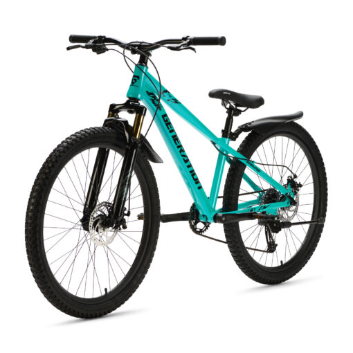 De Generation X8 Mountainbike 26 inch - Blauw met spatborden is een veilige en praktische fiets voor kinderen van 10 tot 14 jaar. Met 8 versnellingen, schijfremmen voor en achter, verstelbaar zadel en spatborden is deze mountainbike ideaal voor straat- en recreatieve off-road ritten, ook bij nat weer.