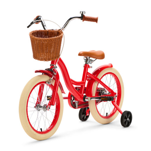 De Generation Blanco 16 inch Rood met mandje is een speelse en veilige kinderfiets voor kinderen van ongeveer 4 tot 6 jaar. Het stevige frame, de terugtraprem en het handige mandje maken elke fietstocht leuk en praktisch.