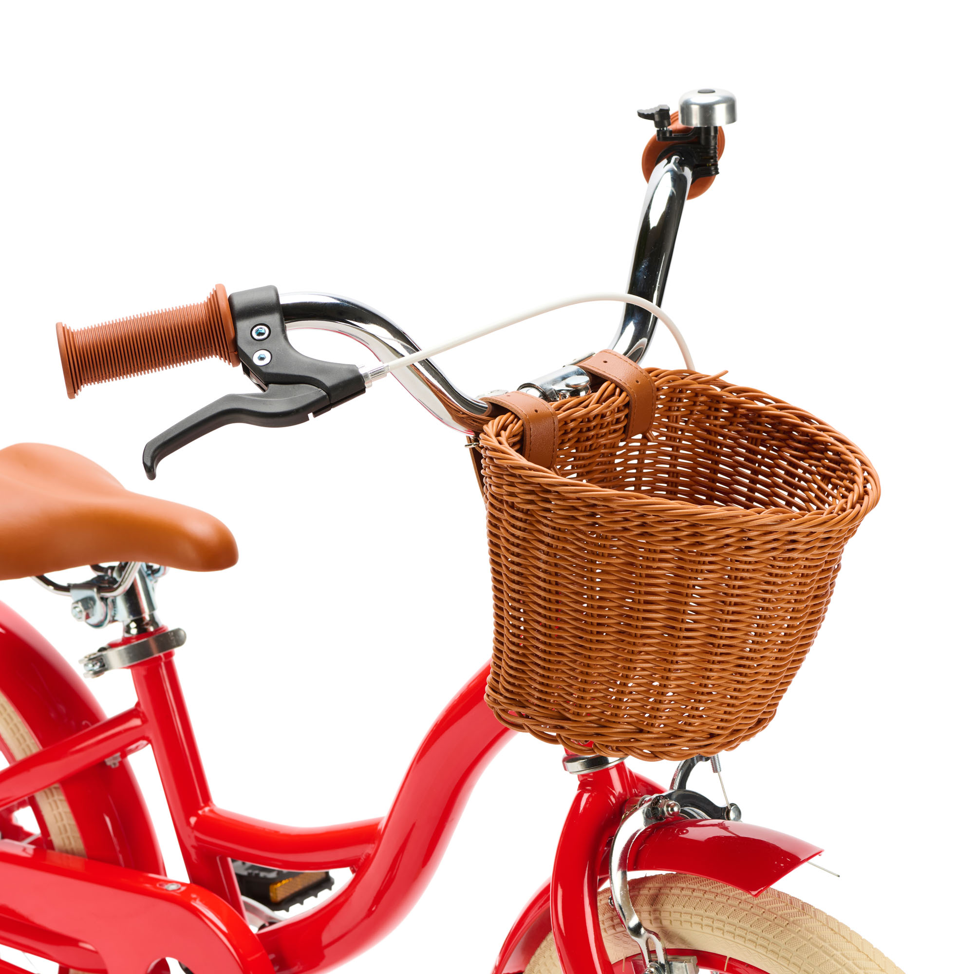 Generation Blanco 16 inch Rood – Kinderfiets met Mandje De Generation Blanco 16 inch Rood met mandje is een speelse en veilige kinderfiets voor kinderen van ongeveer 4 tot 6 jaar. Het stevige frame, de terugtraprem en het handige mandje maken elke fietstocht leuk en praktisch.