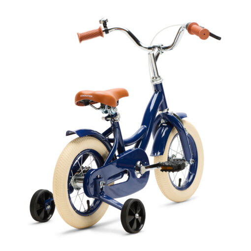 De Generation Blanco 12 Inch Blauw is een stoere kinderfiets voor kinderen van 2-4 jaar. Met een stevig frame, verstelbaar zadel en stuur, en een robuust ontwerp.