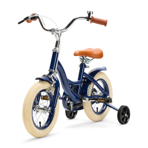 De Generation Blanco 12 Inch Blauw is een stoere kinderfiets voor kinderen van 2-4 jaar. Met een stevig frame, verstelbaar zadel en stuur, en een robuust ontwerp.