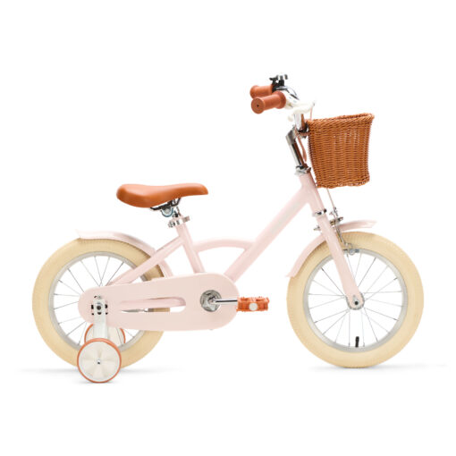 De Generation Classic 14 inch Roze – Kinderfiets, biedt stijl, veiligheid, en comfort voor kinderen van 3-5 jaar. Inclusief zijwieltjes en eenvoudige montage. Bestel vandaag nog!