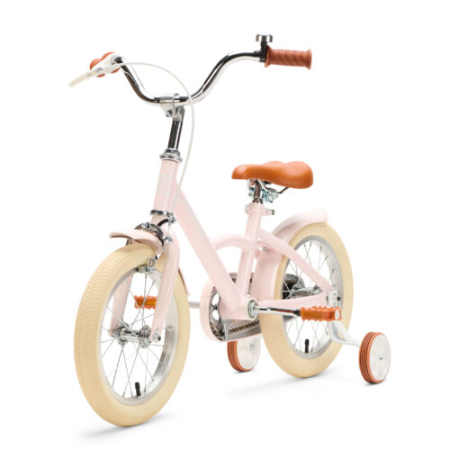 De Generation Classico 14 inch Roze – Kinderfiets, biedt stijl, veiligheid, en comfort voor kinderen van 3-5 jaar. Inclusief zijwieltjes en eenvoudige montage. Bestel vandaag nog!